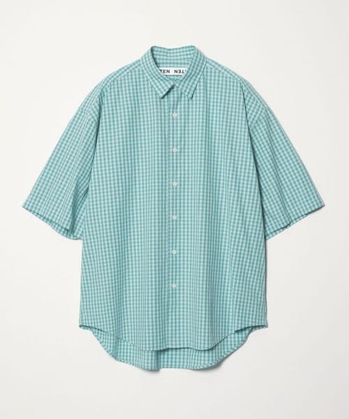 CITEN/＜CITEN＞スタンダードハーフスリーブシャツギンガムチェック/シャツ / ブラウス