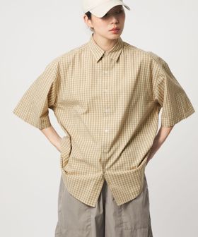 CITEN/＜CITEN＞スタンダードハーフスリーブシャツギンガムチェック/シャツ / ブラウス