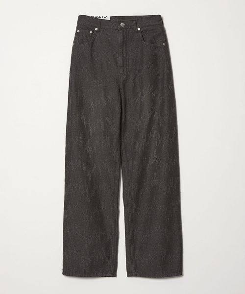 CITEN/＜CITEN＞ダメージデニムストレートパンツ ブラック/デニムパンツ