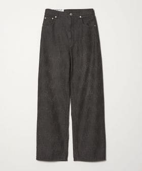 CITEN/＜CITEN＞ダメージデニムストレートパンツ ブラック/デニムパンツ