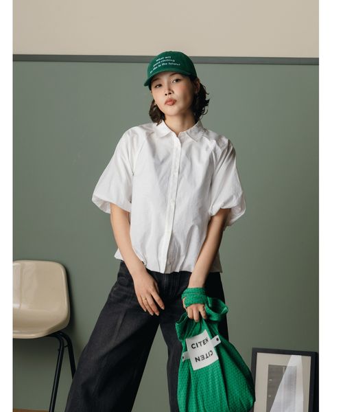 CITEN/＜CITEN＞バルーンスリーブショートシャツ/シャツ / ブラウス