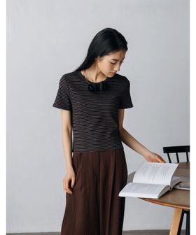 CITEN/＜CITEN＞ボーダーチビT/Tシャツ / カットソー