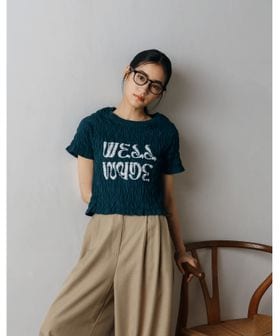 CITEN/＜CITEN＞シャーリングロゴT/Tシャツ / カットソー