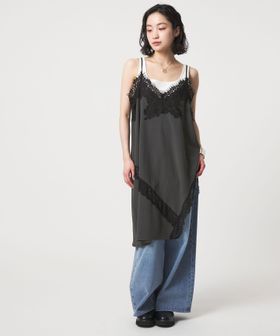 CITEN/＜CITEN＞レースキャミスリップドレス/ワンピース