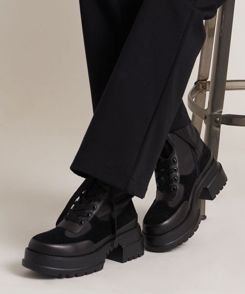 lace-up sneakers short boots 60