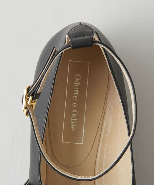 Odette e Odile トリプルストラップフラットパンプス 24cm トリプルストラップ フラット10↑
