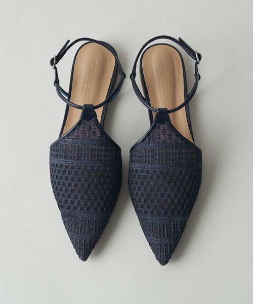 ODETTE E ODILE/アメスリラインバックベルト フラット10↑/フラットシューズ