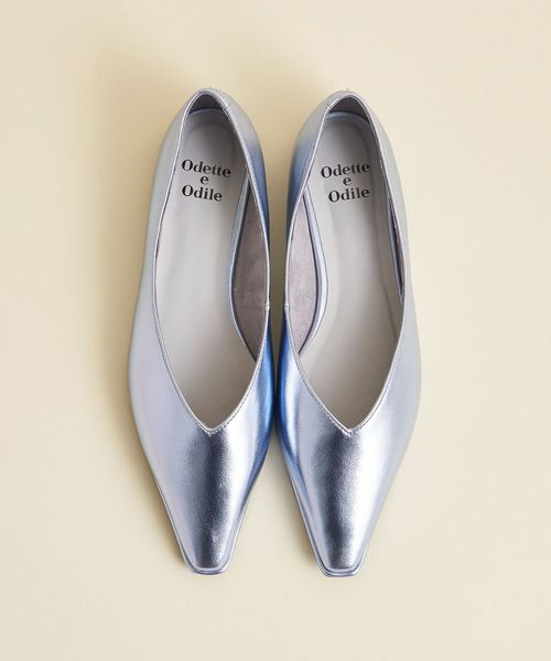 【美品】　odette e odile　スタッズピースベルト　フラット　黒 ODETTE E ODILE（オデットエオディール）の「【WEB限定