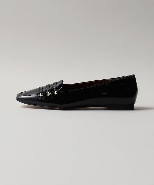 美品　オデットエオディール　チェーンソフトモカ　フラット　10↑ チェーンソフトローファー フラット10↓↑