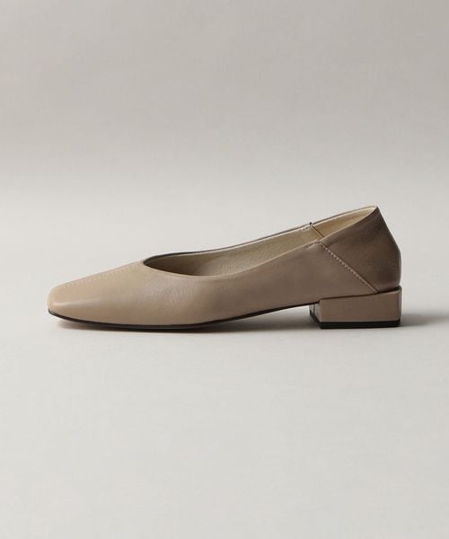 ODETTE E ODILE/スクエアセンターシーム フラット25↓↑/フラットシューズ