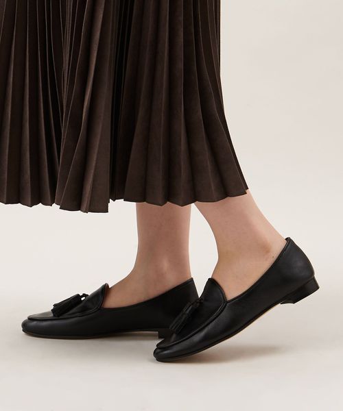 UNITED ARROWS プラット タッセルローファー　新品 タッセルソフトローファー フラット20↑