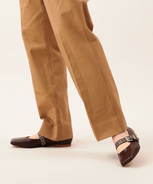 VINILO＞EYELET BELT FLAT