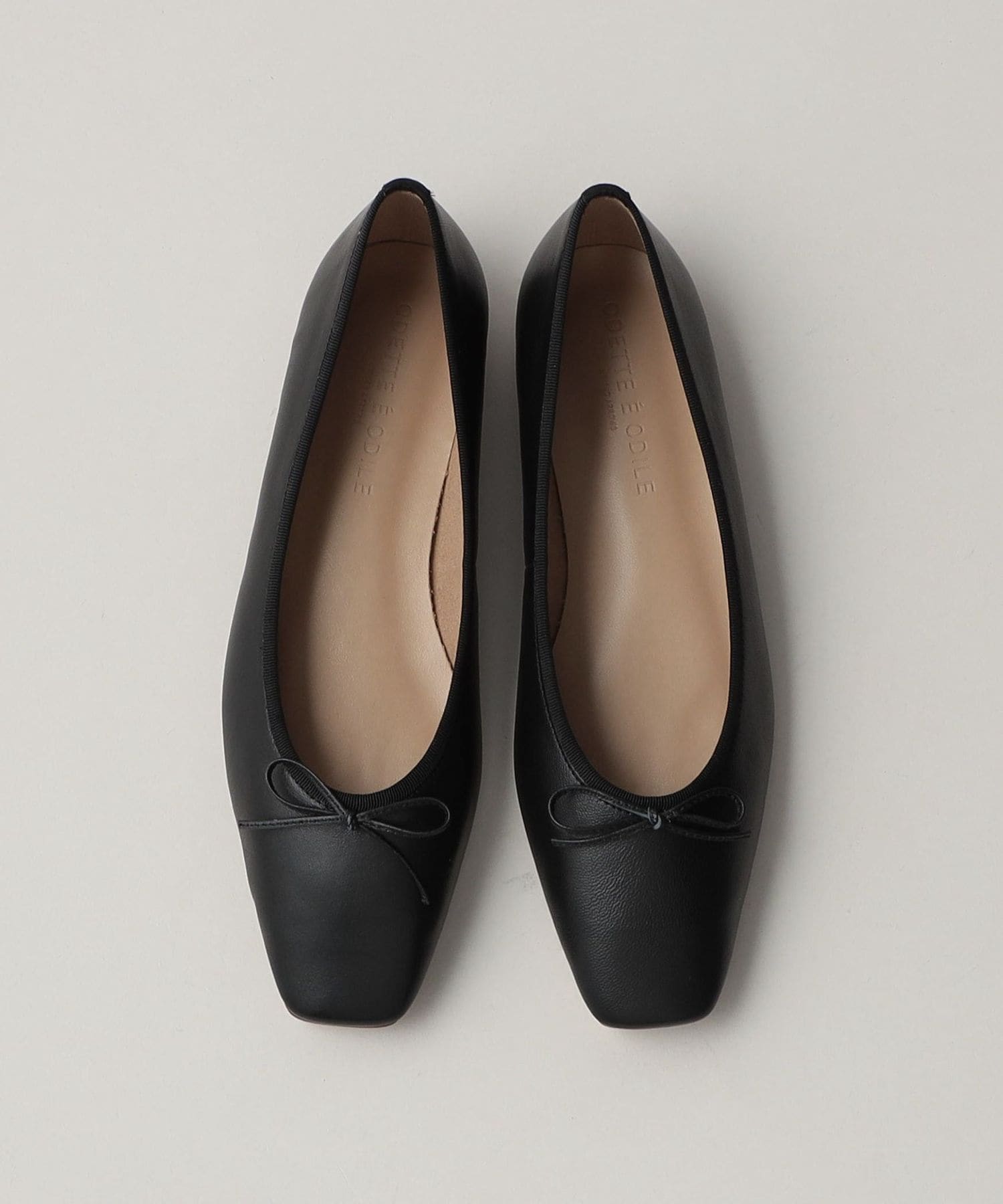 UNITED ARROWS UWMSC スクエア フラット シューズ　37h スクエアバレエ フラット10↓↑