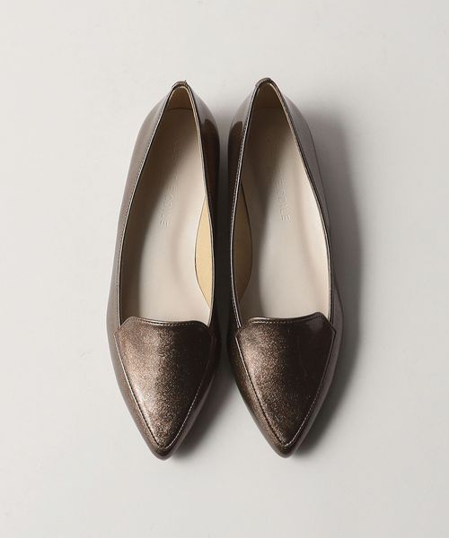 ODETTE E ODILE/R ポインテッドモカ フラット15◎↓↑/フラットシューズ