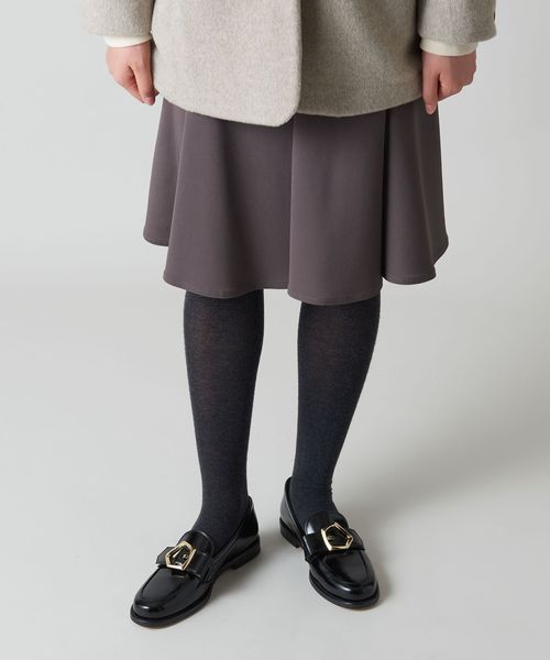 アシンメトリーバックル フラット20↑