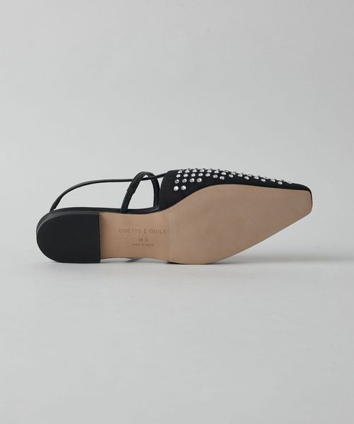ODETTE E ODILE　オブリークバックル フラット オブリークバックル フラット10↑