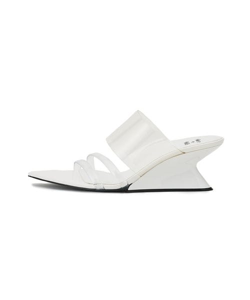 ODETTE E ODILE/ポインテッドPVCウェッジ サンダル60●/サンダル