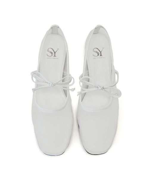 ＜SY＞シースルーバレエ フラット10●↑ 22.5センチ SY＞シースルーバレエ フラット10○↑