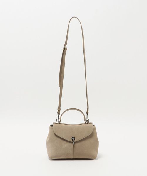 A4も入る●JOY GRYSON●カプリショルダー●ジッパー開閉 ◇JOY GRYSON◇ [Director Choi PICK] Crescent shoulder bag LW