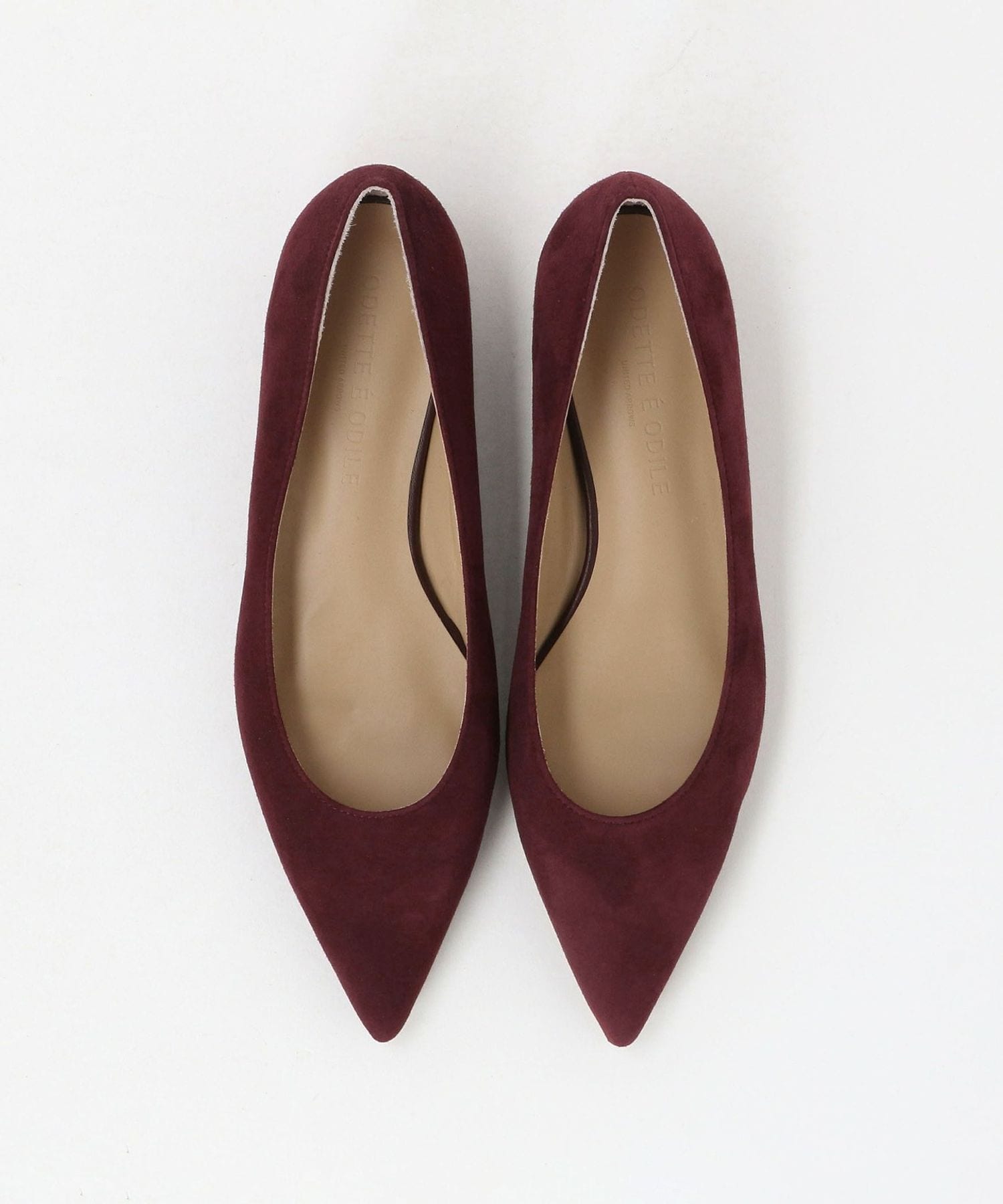 オデット エ オディール　ポインテッドプレーン フラット20 23.5㎝ ポインテッドプレーン フラット20↓↑