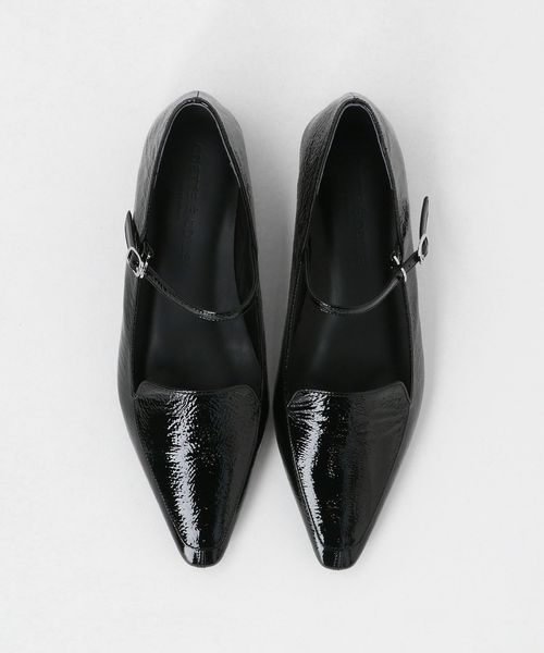 美品　オデットエオディール　チェーンソフトモカ　フラット　10↑ ソフトモカストラップ フラット10↑