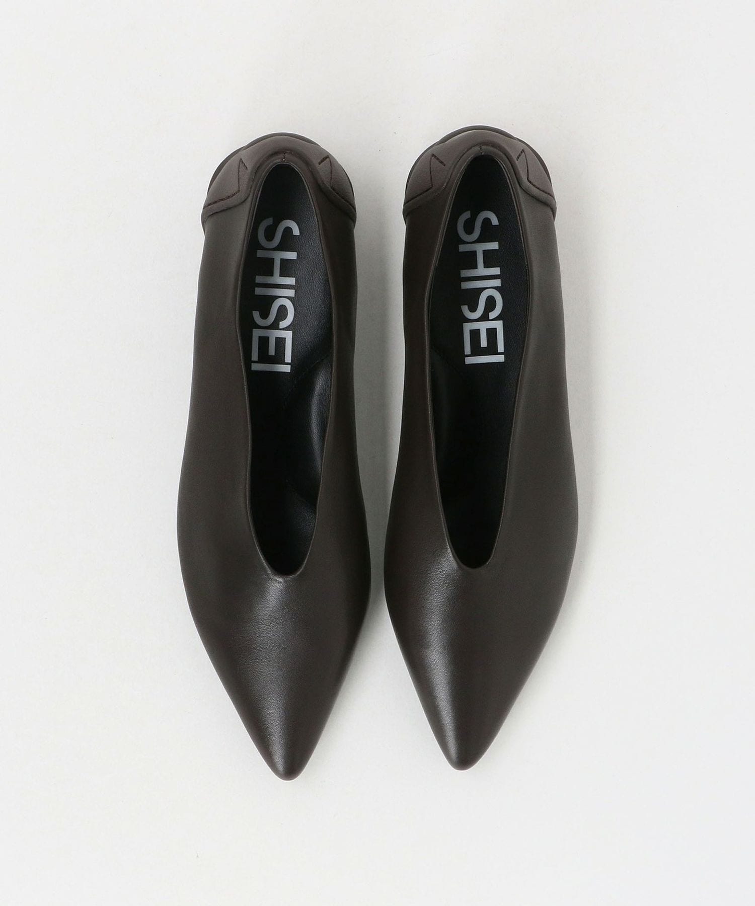 試着のみSHISEI MM POINTED U PUMPS / 22.5 SHISEI＞POINTED SLITPUMPS