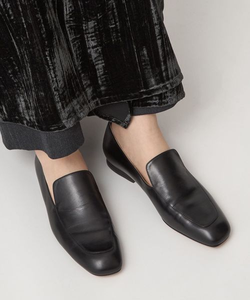 【美品】オデットエオディール (22.5) ローファー フラット 本革 レザー ニュークラシックローファー フラット10↑