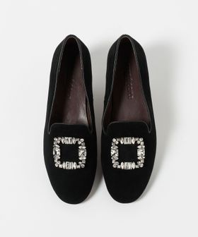 ODETTE E ODILE/ラウンドオペラビジュー フラット10↑/フラットシューズ