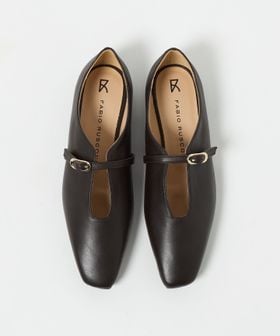 FABIO RUSCONI/＜FABIO RUSCONI＞ SQEBLT FLT DBR/フラットシューズ