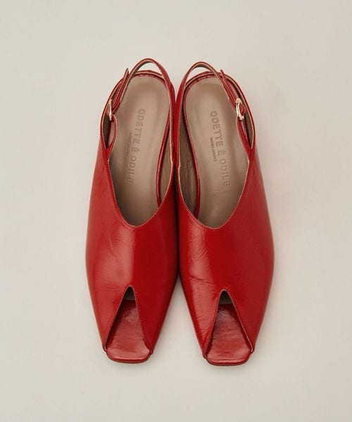最終値下げ　odette e odeal セパレートオープンパンプス　24 新品 楽天市場】24cm（ブランドオデット エ オディール）（パンプス