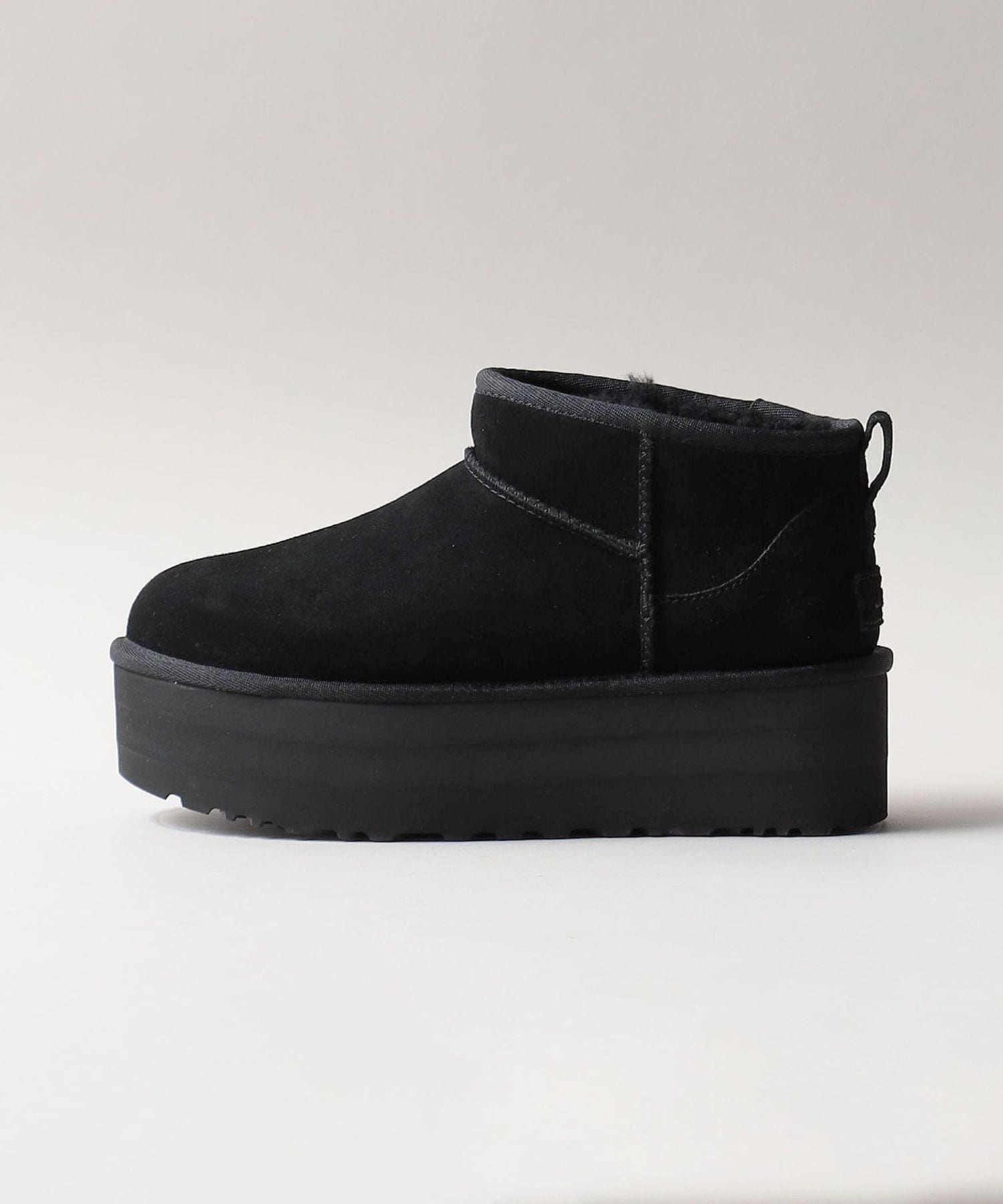 UGG 甲高 ボアプラットホームサンダル Sサイズ高さ約5.5cm