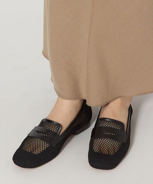 メッシュローファー フラット10↑