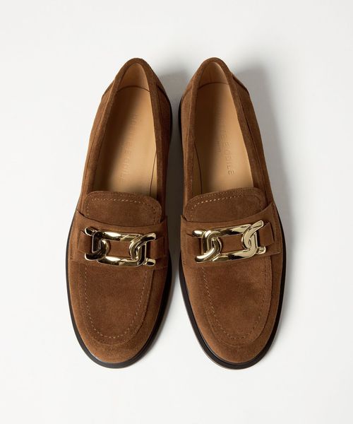 ODETTE E ODILE/チェーンモチーフローファーフラット20↑/ローファー