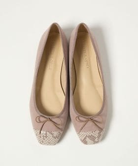 ODETTE E ODILE/【WEB限定】バレエコンビ スクエアフラット10↑/バレエシューズ