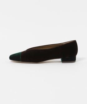 ODETTE E ODILE/ディープトゥキャップ フラット25↑/フラットシューズ