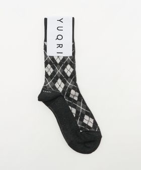 YUQRI/＜YUQRI＞ Argyle/ソックス / 靴下