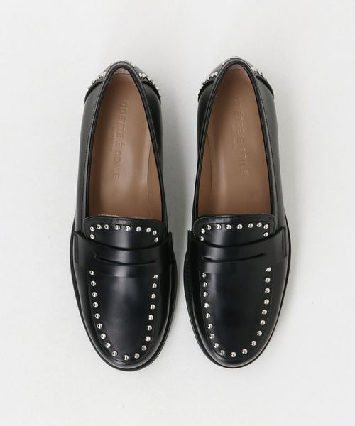 ODETTE E ODILE/スタッズラインローファー フラット20↑/ローファー