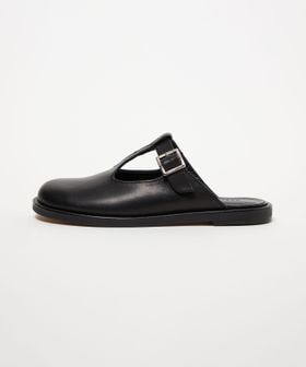 ODETTE E ODILE/オブリークTストラップミュール フラット15↑/フラットシューズ