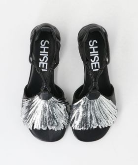 SHISEI/＜SHISEI＞ Fringe Sandals/サンダル