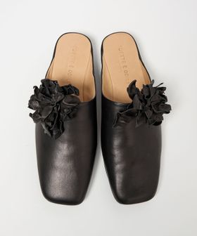 ODETTE E ODILE/コサージュミュール フラット10/フラットシューズ