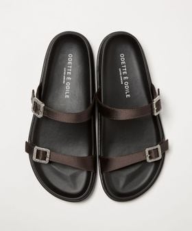 ODETTE E ODILE/【WEB限定】ビジューバックル サンダル10■/サンダル