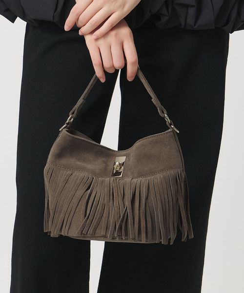 AULENTTI/＜AULENTTI＞ FRINGE SLD/ショルダーバッグ