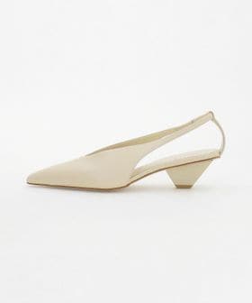 ODETTE E ODILE/トラペーズヒール バックベルトパンプス45↑/パンプス