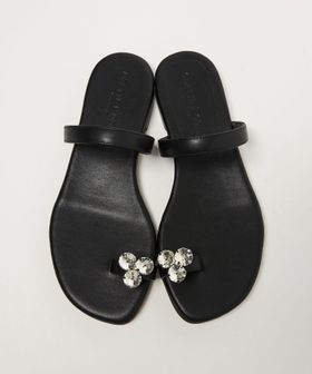 ODETTE E ODILE/【WEB限定】サムループビジュー サンダル10■/サンダル