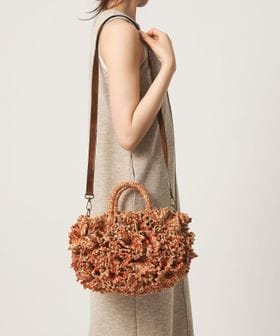 IBELIV/＜IBELIV＞ CORAL FUSAFUSA/かごバッグ