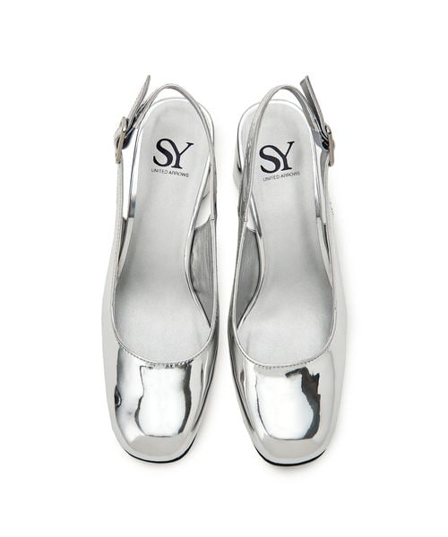 <SY>レトロスクエアバックベルト パンプス　ユナイテッドアローズ UNITED ARROWS LTD. OUTLET｜<SY>レトロスクエアバックベルト