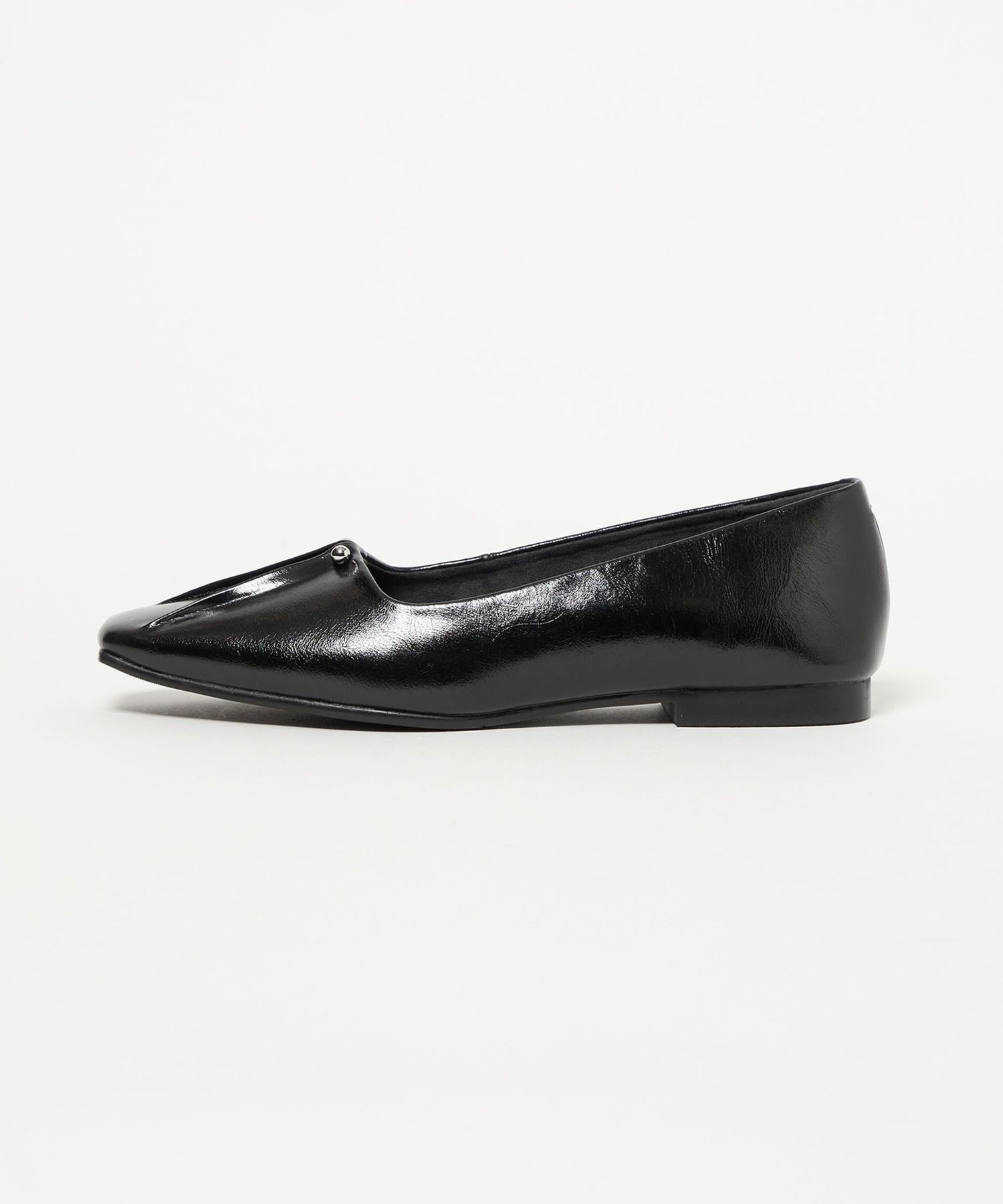 SY UNITED ARROWS メタリックフラットシューズ SY＞ メタルバータック フラット15↑