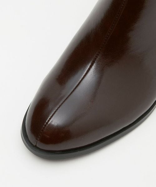 【未使用】【UnitedArrows】ダークブラウン ブーティ 未使用】【UnitedArrows】ダークブラウン ブーティ 靴