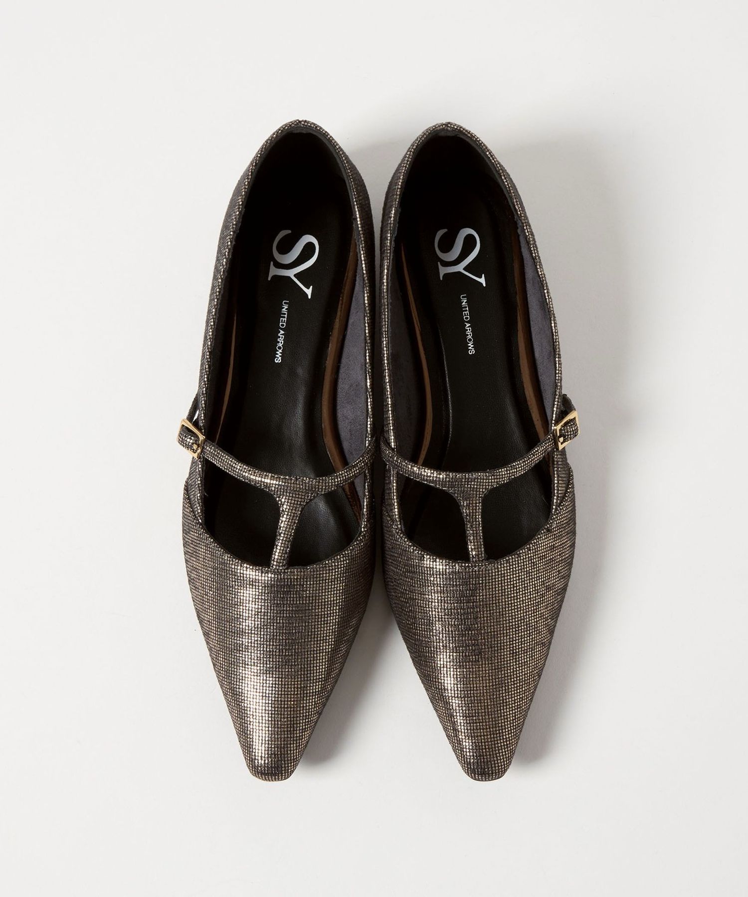 SY＞ Tストラップ フラット15↑