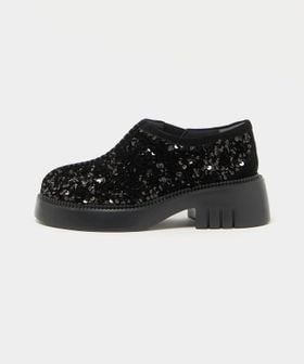 SY/＜SY＞ ラウンド スリッポン スパンコール フラット55↑/スニーカー / スリッポン